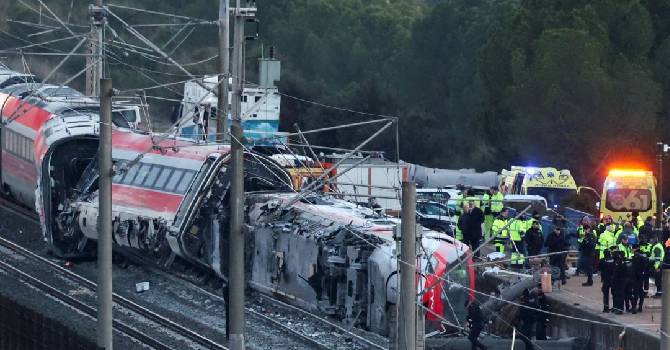 ACCIDENTE TREN ESPAÑA